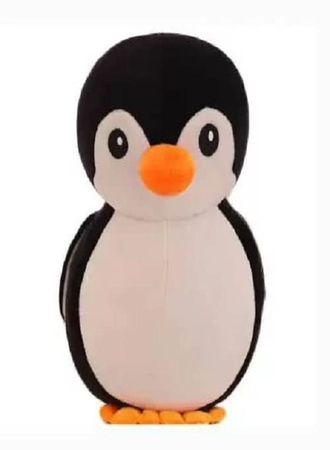 Fun4you - Penguin Soft Toy for Kids - Cute Plush Animal Stuffed Toy, Baby Cuddly Toy for Boys & Girls, Washable & Huggable Soft Toy, Perfect Birthday & Return Gift Home Decor(Black Color) - Image 4